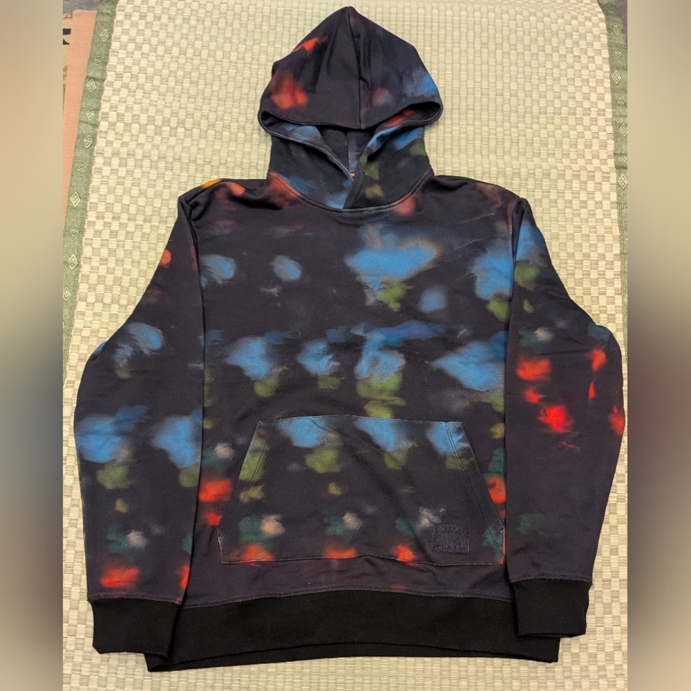 Paul Smith Multicolor Tie Dye Print Hoodie Men's Size XL Made in Portugal